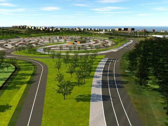 A CGI image of the planned Stourton Park and Ride. Picture: Leeds City Council.