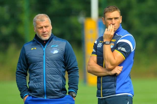 James Lowes and Kevin Sinfield.