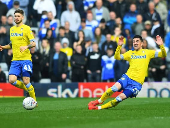 RARE OFF DAY: For Leeds United magician Pablo Hernandez, right, alongside Mateusz Klich, left. Picture by Jonathan Gawthorpe.