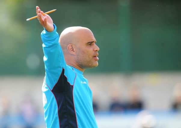 Guiseley joint manager Marcus Bignot.