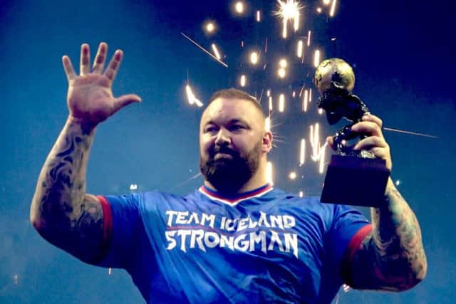 Fireworks as Thor celebrates his record fifth win as Europe's Strongest Man