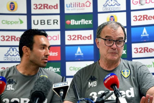 Leeds United head coach Marcelo Bielsa