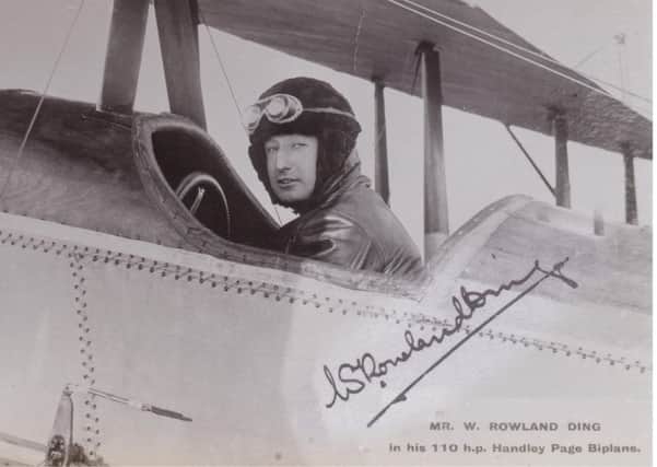 William Rowland Ding with autograph