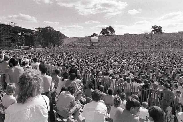 Bruce Springsteen concert at Roundhay Park in 1985