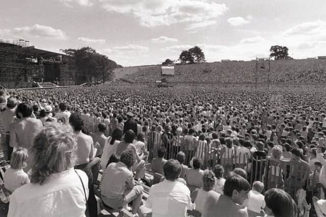 The Rolling Stones played at the park in the 80s