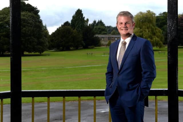 Stuart Andrew, Conservative MP for Pudsey, pictured in Horsforth Hall Park.
1 September 2017. Picture Bruce Rollinson