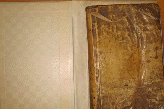 Police released this photo of the book back in 2006 when they were trying to trace its owners, who later came forward