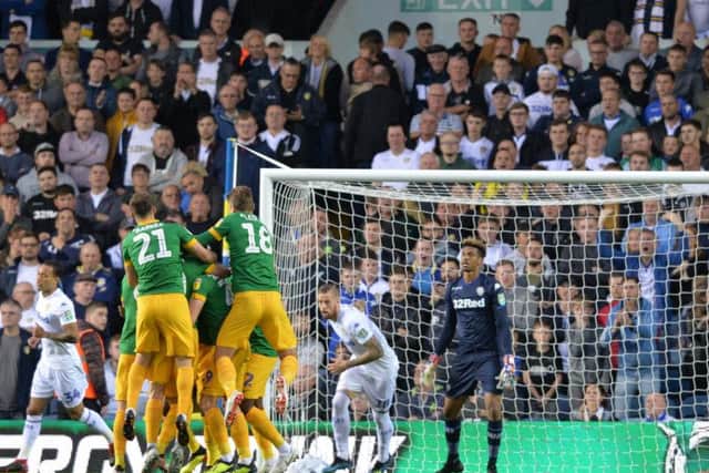 Preston North End celebrate at Elland Road.