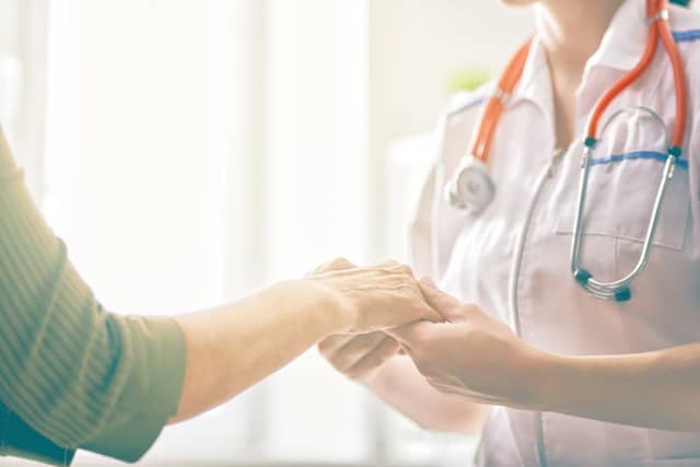 The work of volunteers is crucial in supporting hospital doctors and nurses.