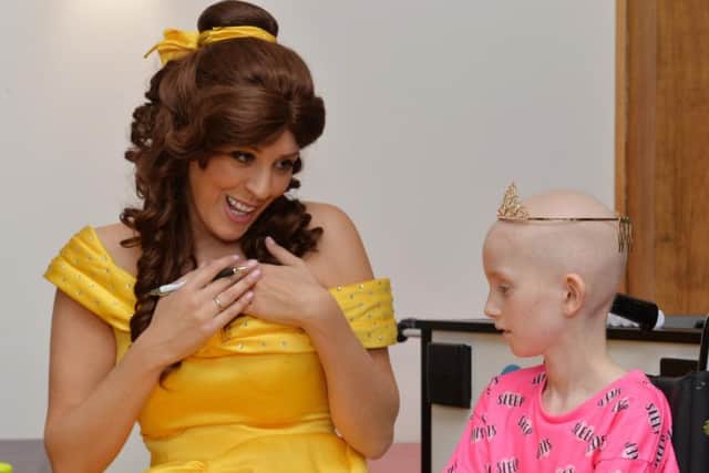 Parties for My Princess:  Belle with Lacey at Leeds Children's Hospital