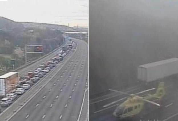 Traffic has hit the M1 in both directions