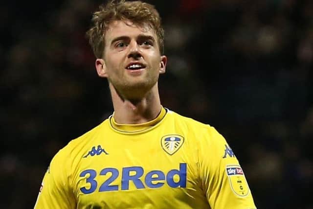 Leeds United's Patrick Bamford after striking twice against Preston on Tuesday. PIC: Nigel French/PA Wire