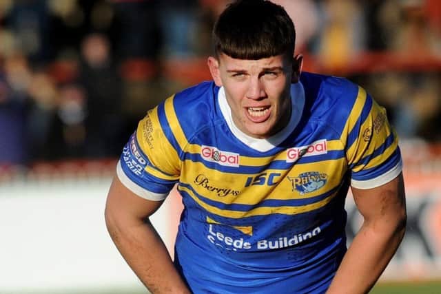 Owen Trout, poised to make his debut for Leeds Rhinos. PIC: Steve Riding