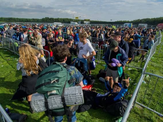 Campers leave Leeds Festival site at Bramham Park. Picture: James Hardisty