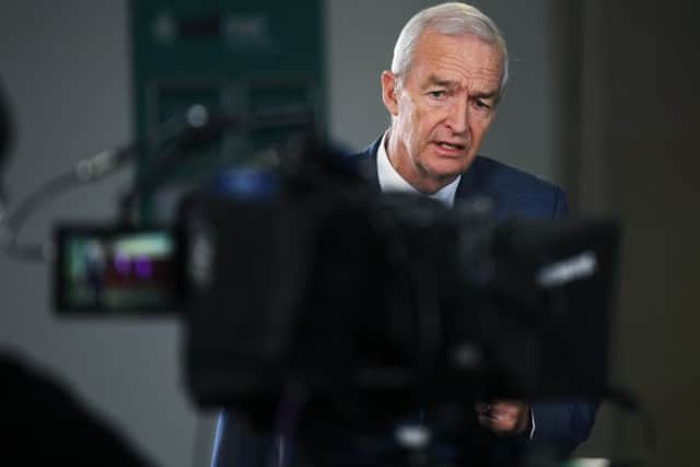 Channel 4 News presenter Jon Snow at an event in Leeds earlier this year.