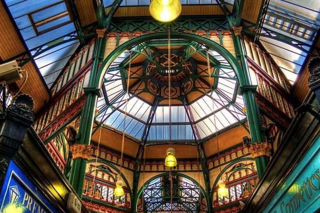 The Victorian indoor hall at Kirkgate Market was praised by The Sunday Times