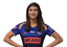 Treble try scorer, Elle Frain. PIC: Leeds Rhinos RLFC