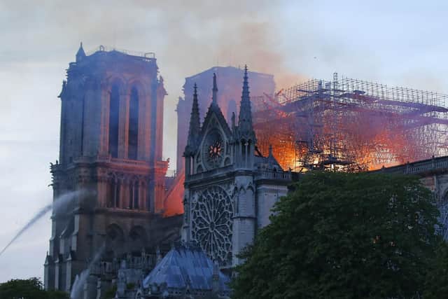 The latest pictures from the devastating fire at Notre-Dame Cathedral.