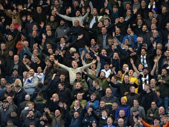 MORE TICKETS: For Leeds United's travelling support, pictured at Preston North End.