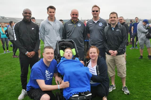 The annual Joseph's Goal charity walk was completed to Fleetwood last year.