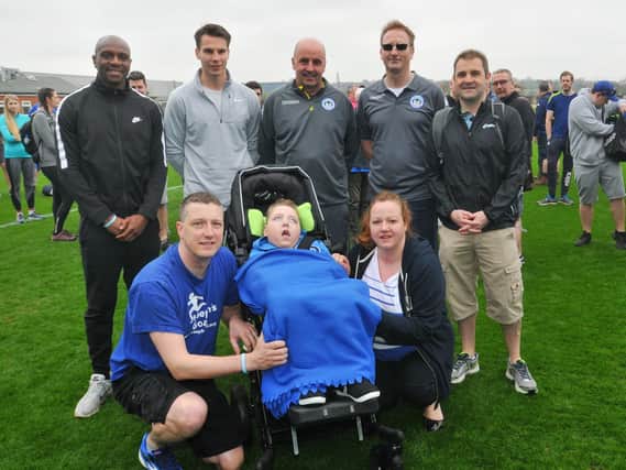 The annual Joseph's Goal charity walk was completed to Fleetwood last year.