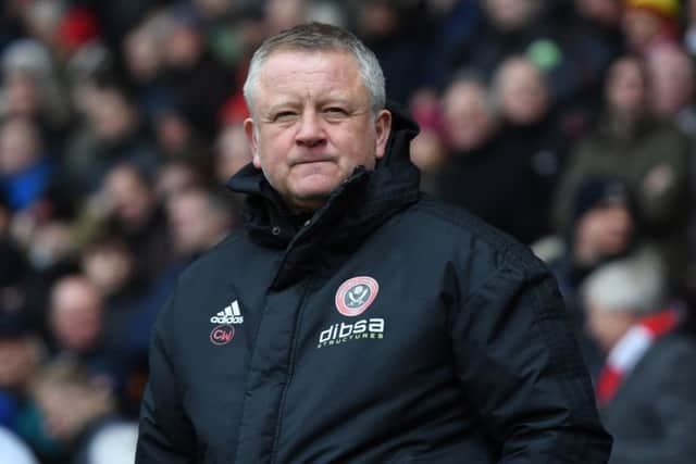 Sheffield United manager Chris Wilder: Welcome chat with Dave Bassett.
