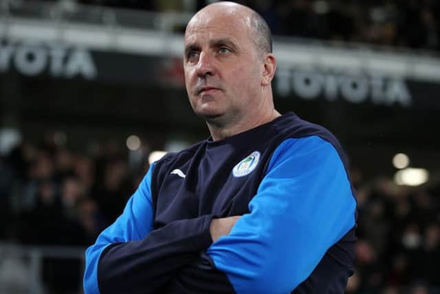 CAPABLE: Wigan Athletic boss Paul Cook.