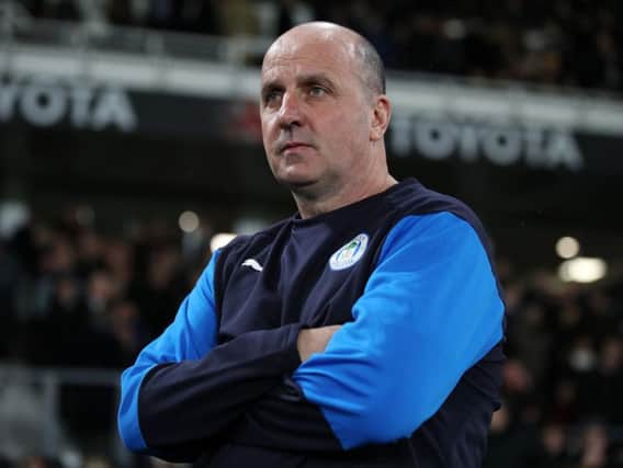 CAPABLE: Wigan Athletic boss Paul Cook.