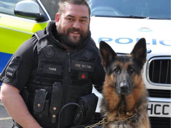 North Yorkshire police dog handler Mick Atkinson took his own life in October 2018.