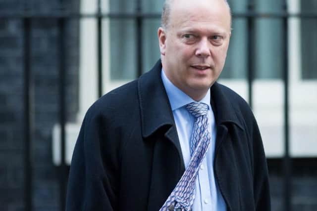 Transport Secretary Chris Grayling