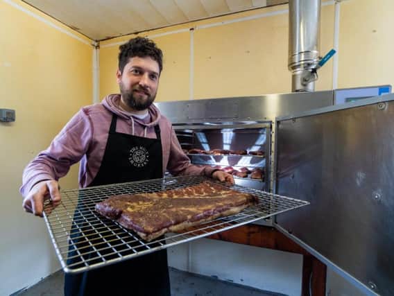 Award-winning chef Jake Buchanan, from The Holy Smokery, Kilnsey Park Estate has taken over the old smokehouse on the Estate.