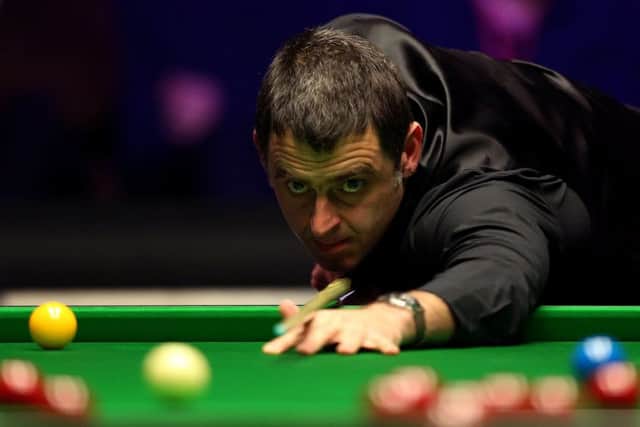 On cue: Ronnie O'Sullivan. Picture: Steven Paston/PA