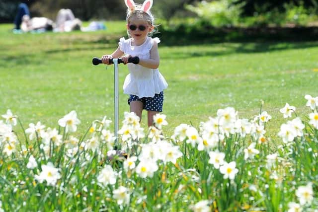 Enjoying the Easter Sunday at Temple Newsam