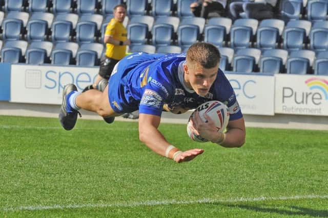 Leeds Rhinos winger Ash Handley is one try away from a century of touchdowns. PIC: Steve Riding