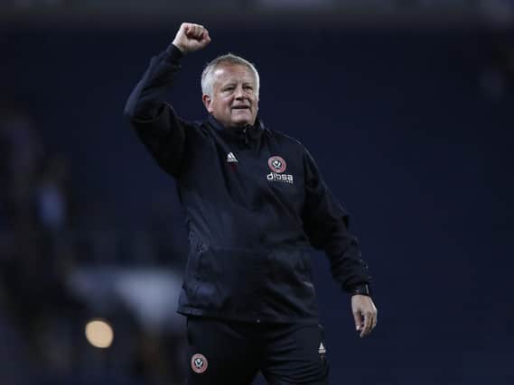 ALMOST THERE: Sheffield United boss Chris Wilder.