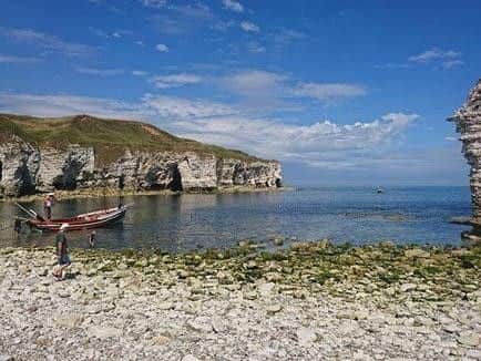 The coastline at Flamborough, near Bridlington