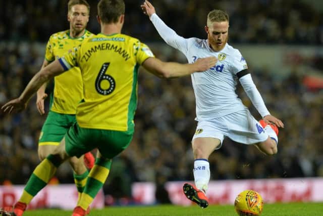 Leeds United midfielder Adam Forshaw.