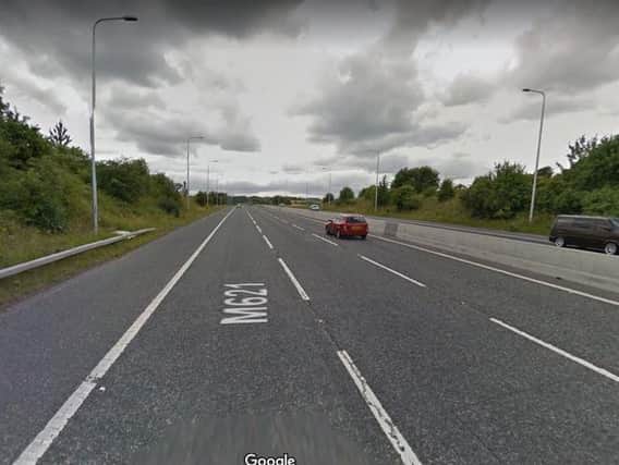 The M621 motorway in Leeds