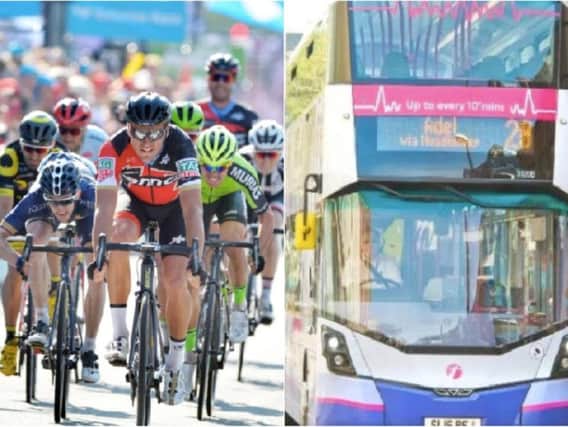 Here is the full list of bus stop closures during this year's Tour de Yorkshire 2019.