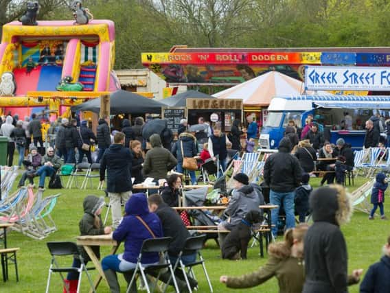 Lotherton Hall Food and Drink Festival in 2016 - the first year it was held