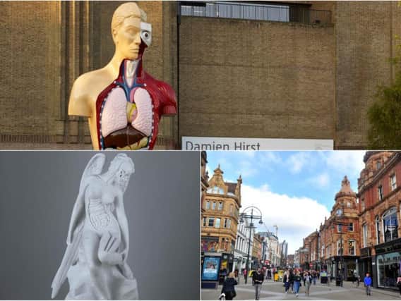 Two major sculptures by world-famous Damien Hirst are set to be installed in Leeds this summer.