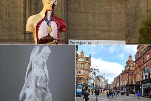 Two major sculptures by world-famous Damien Hirst are set to be installed in Leeds this summer.