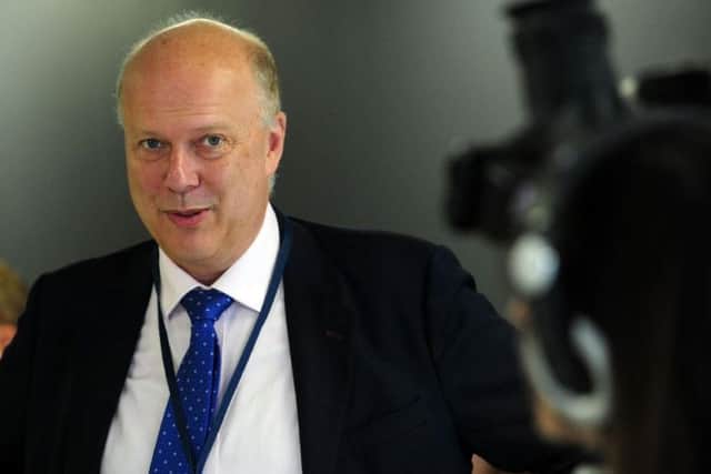Transport Secretary Chris Grayling