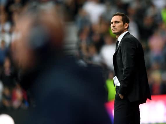 Frank Lampard and Derby County hold the advantage heading into the weekend for the final play-off spot.