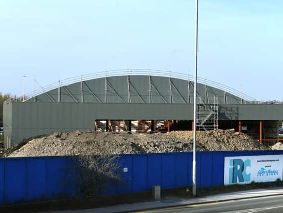 The Planet Ice site near Elland Road isn't finished yet