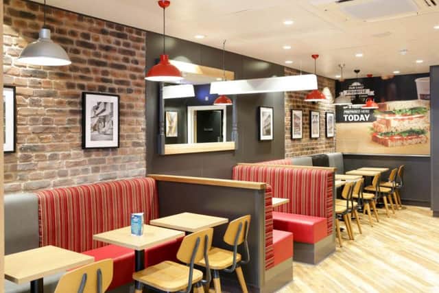 Greggs new shop at Leeds Bus Station