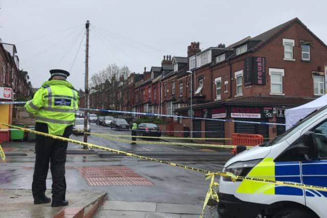 Harehills Road closed off after fight left stab victim in critical condition.