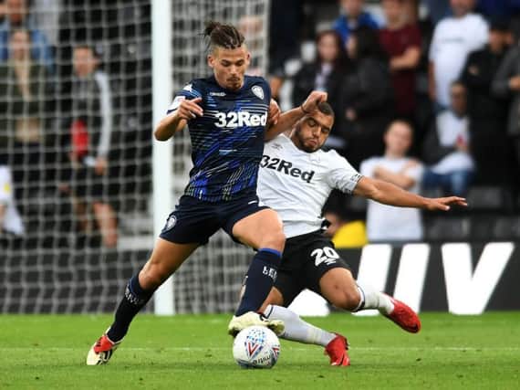 Leeds United will take on Derby County in the Championship play-offs.