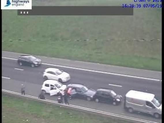 The crash on the A1M