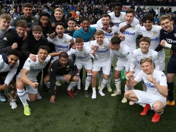 Leeds United Under-23s crowned PDL national champions.
